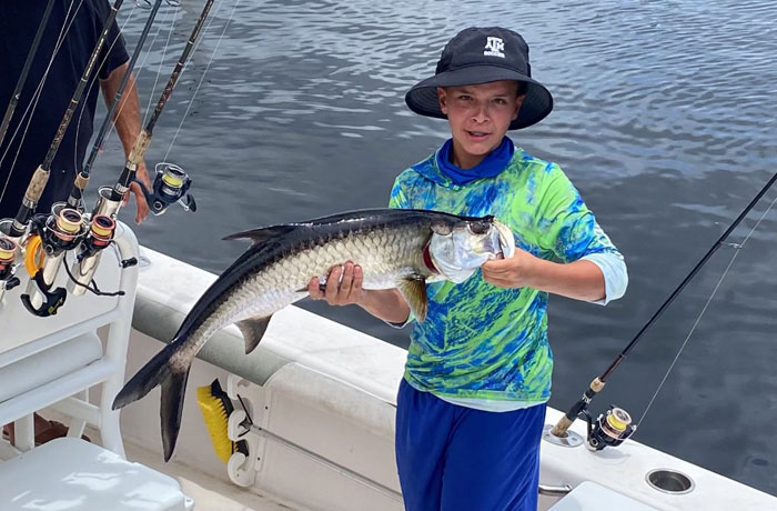 Young man's big catch